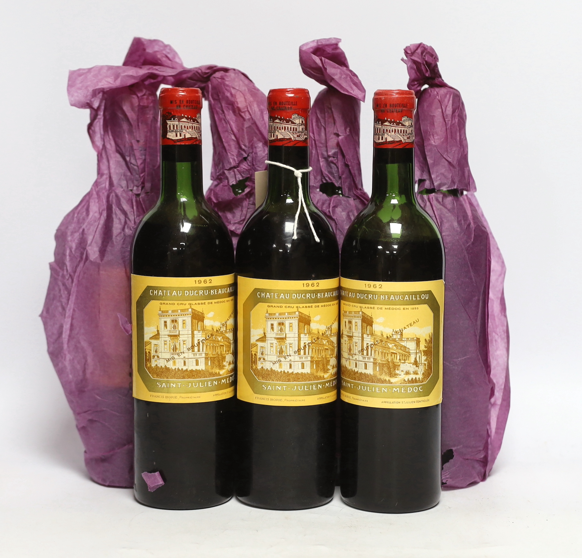 Seven bottles of 1967 Ducru Beaucaillou, St Julien